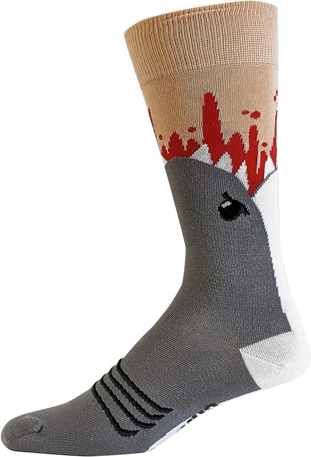 Crazy Dog T-Shirts Mens Shark Attack Socks Funny Jaws Funny Sayings Cool Gag Gift Novelty Footware - Image 9