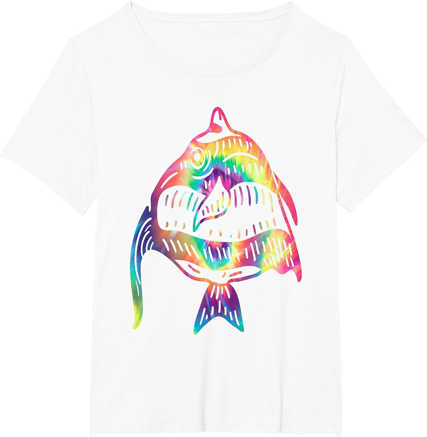 Funny Fish Sunglasses Art Hawaiian Aloha Beach Hawaii Women T-Shirt - Image 36