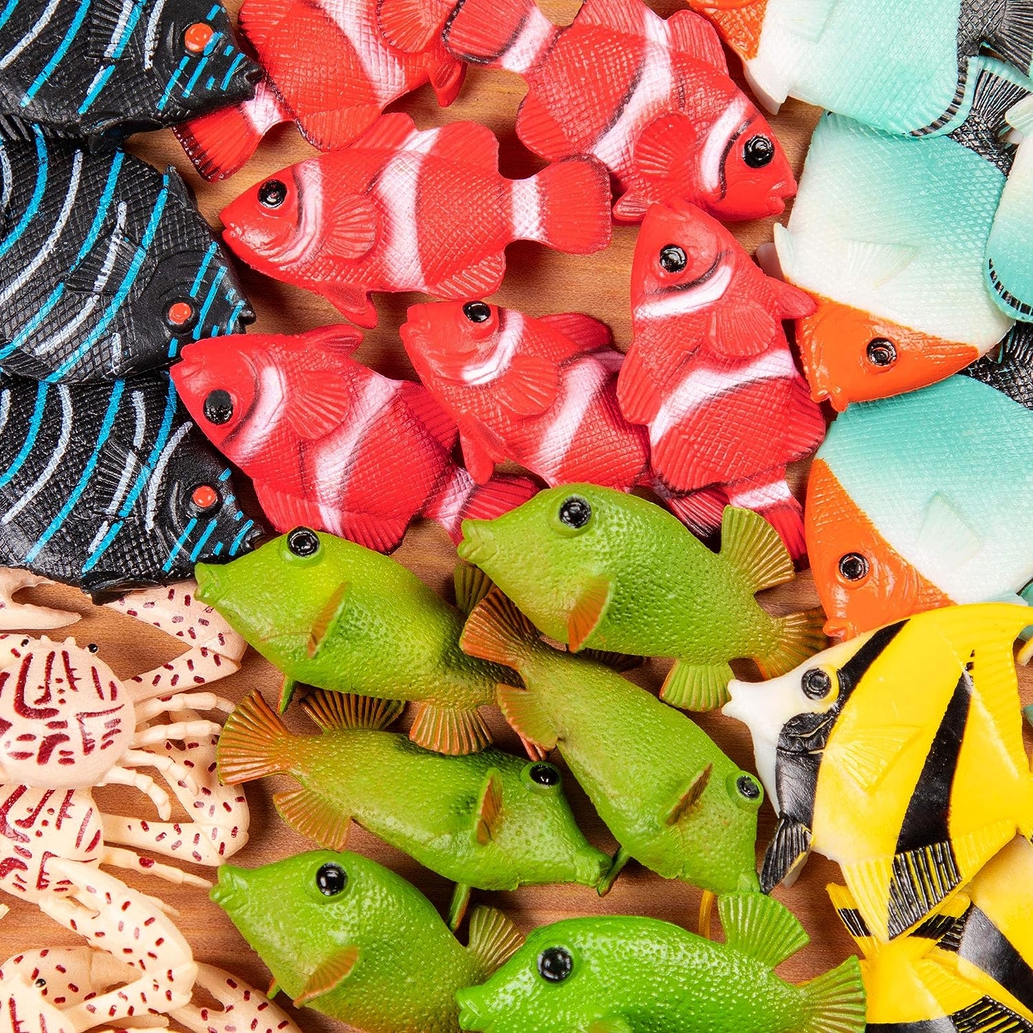 Terra by Battat – Tropical Fish World – Assorted Miniature Sea Animals, Toys for Toddlers 3 & Up (60 Pc), Multicolor - Image 9