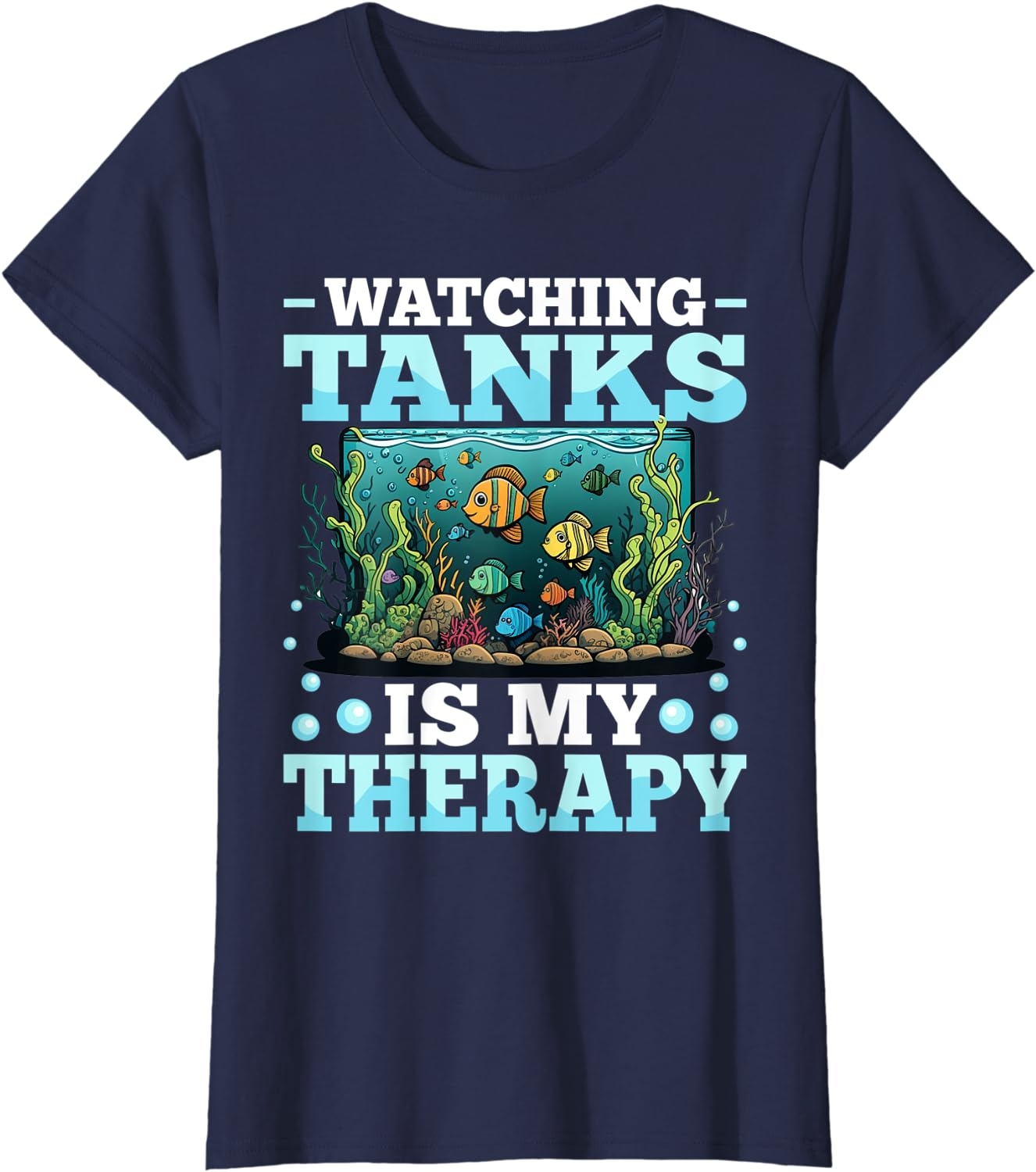 Aquarium Aquarist FishKeeper Reefers Keeper Tank Cleaning T-Shirt - Image 12