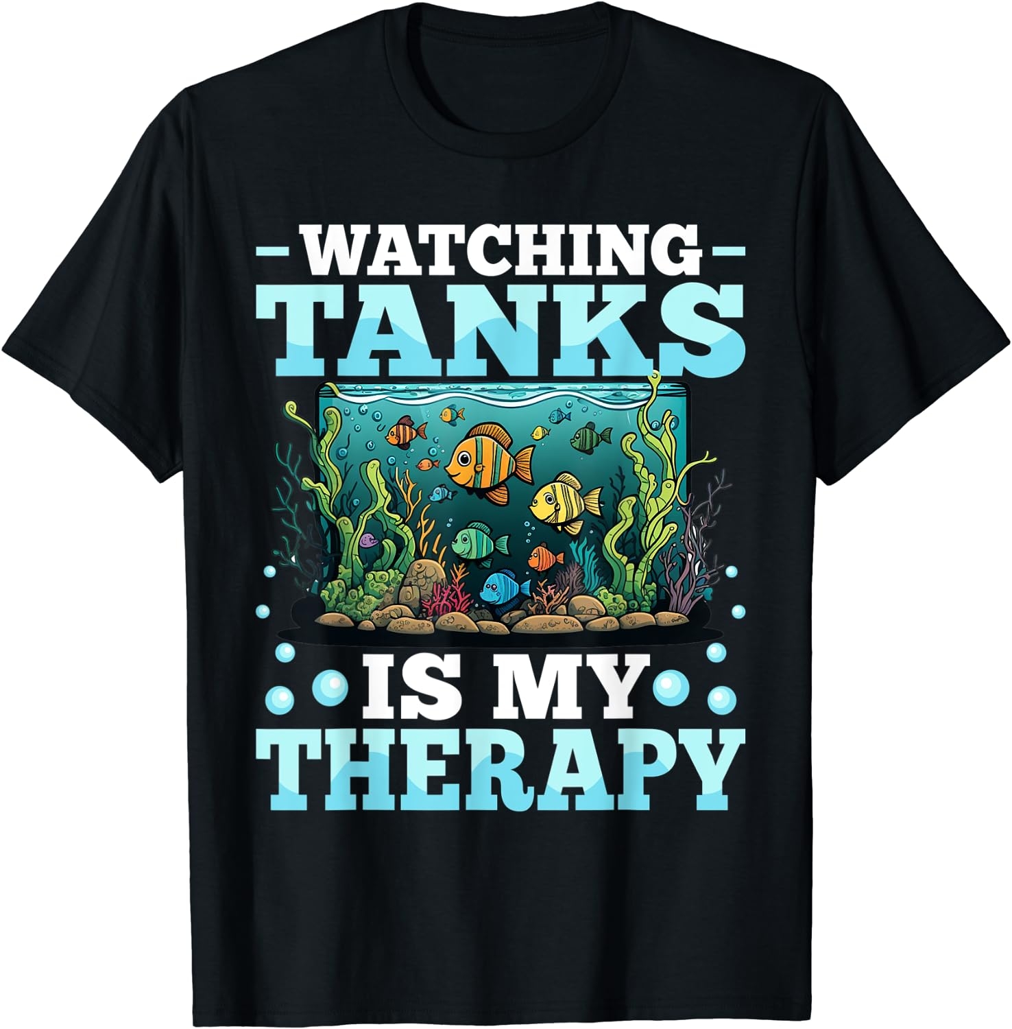 Aquarium Aquarist FishKeeper Reefers Keeper Tank Cleaning T-Shirt - Image 16