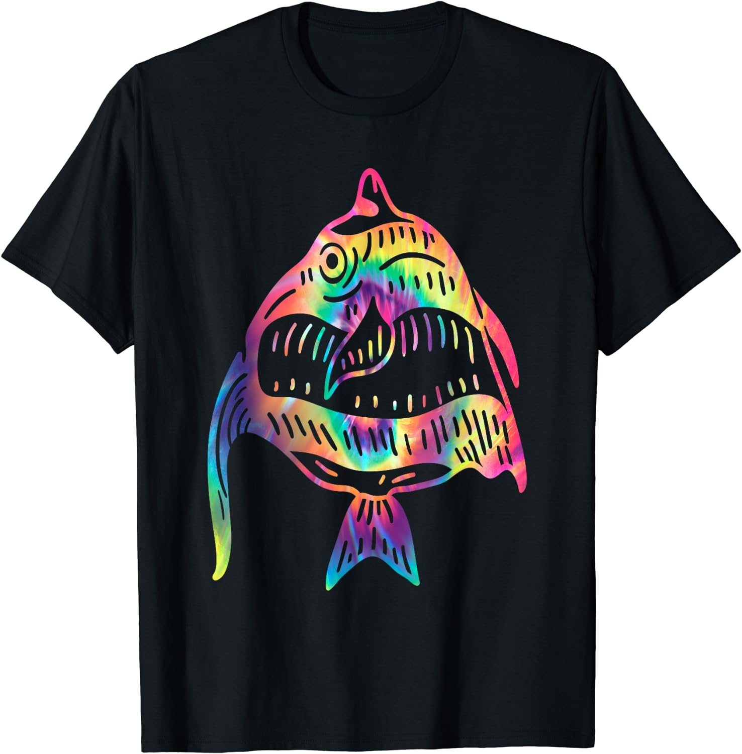 Funny Fish Sunglasses Art Hawaiian Aloha Beach Hawaii Women T-Shirt - Image 43