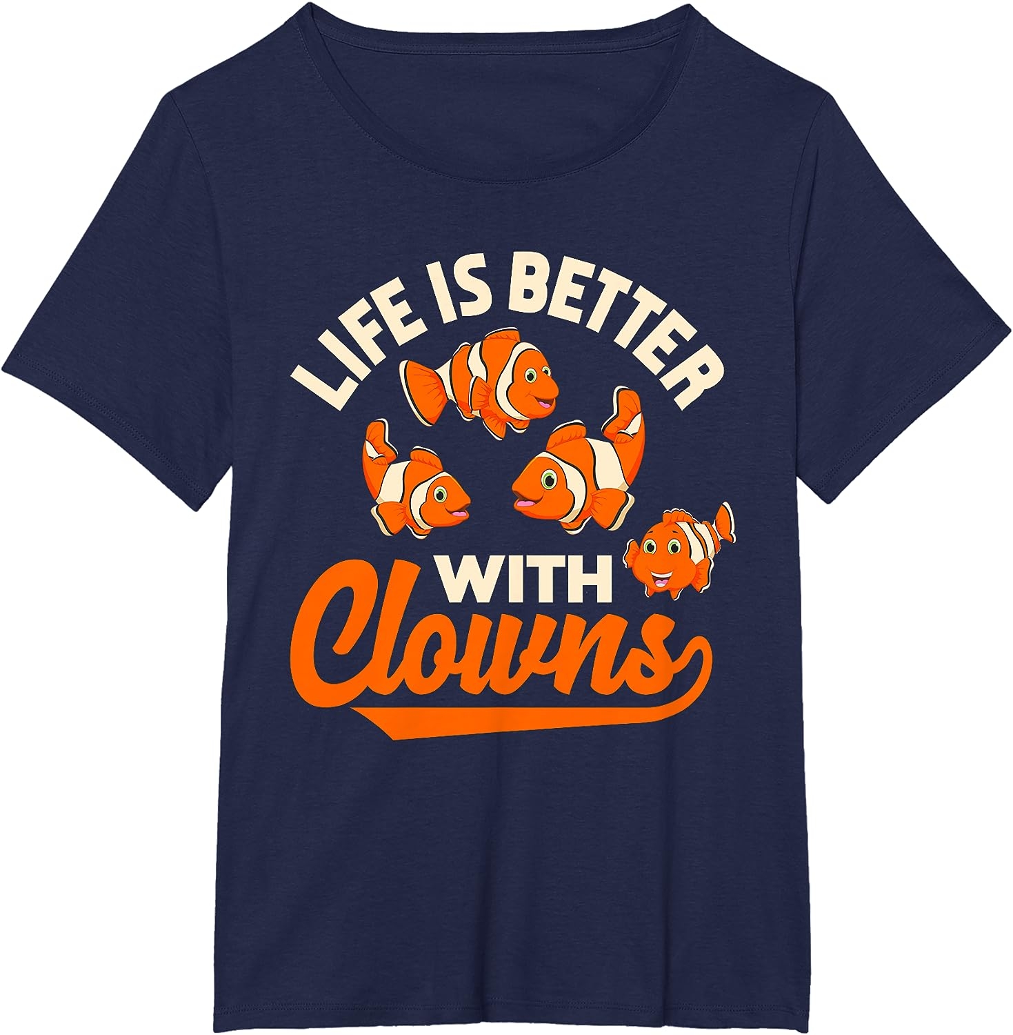 Life Is Better With Clowns - Funny Fish Keeper Gift T-Shirt - Image 35