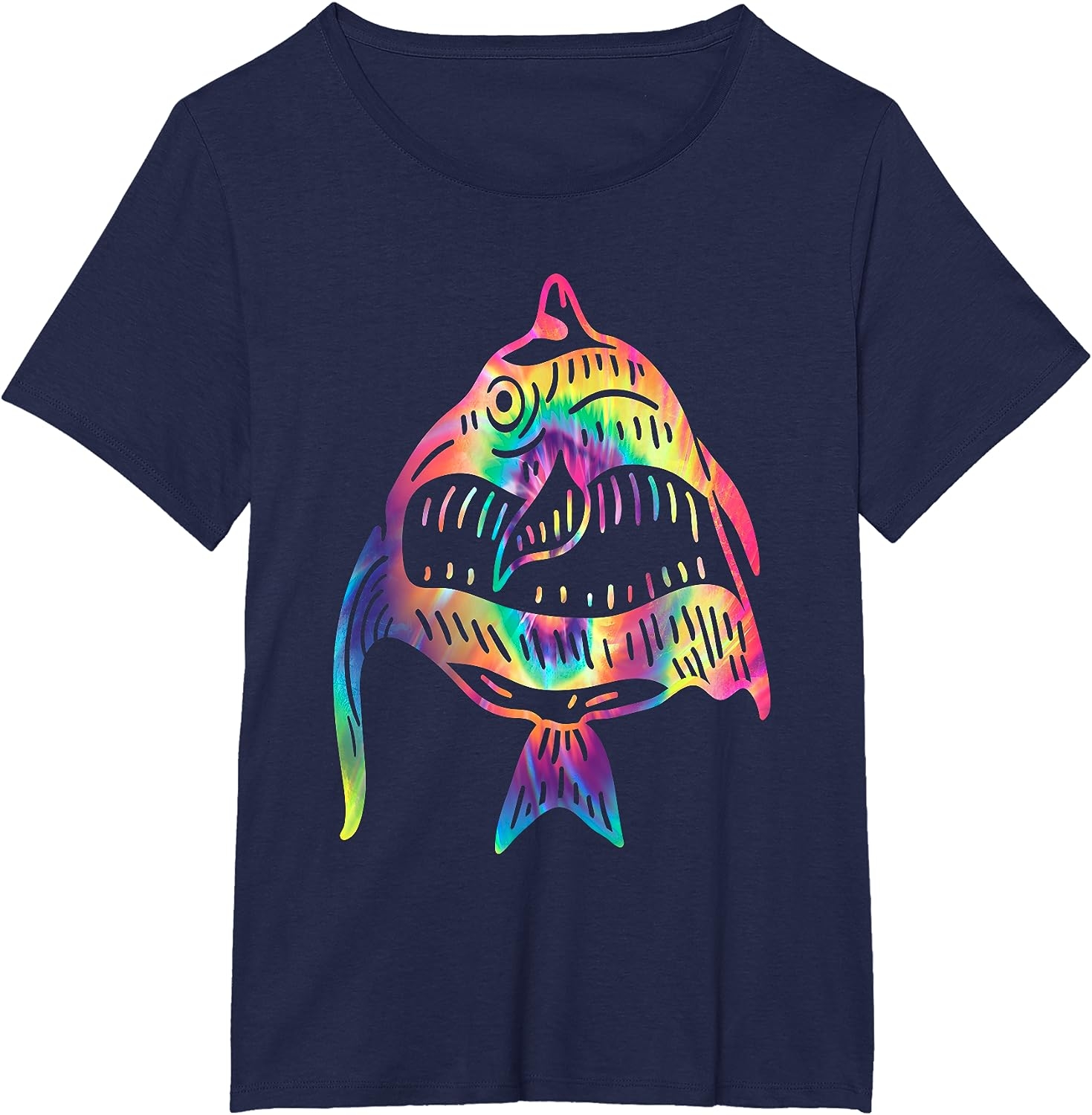 Funny Fish Sunglasses Art Hawaiian Aloha Beach Hawaii Women T-Shirt - Image 39