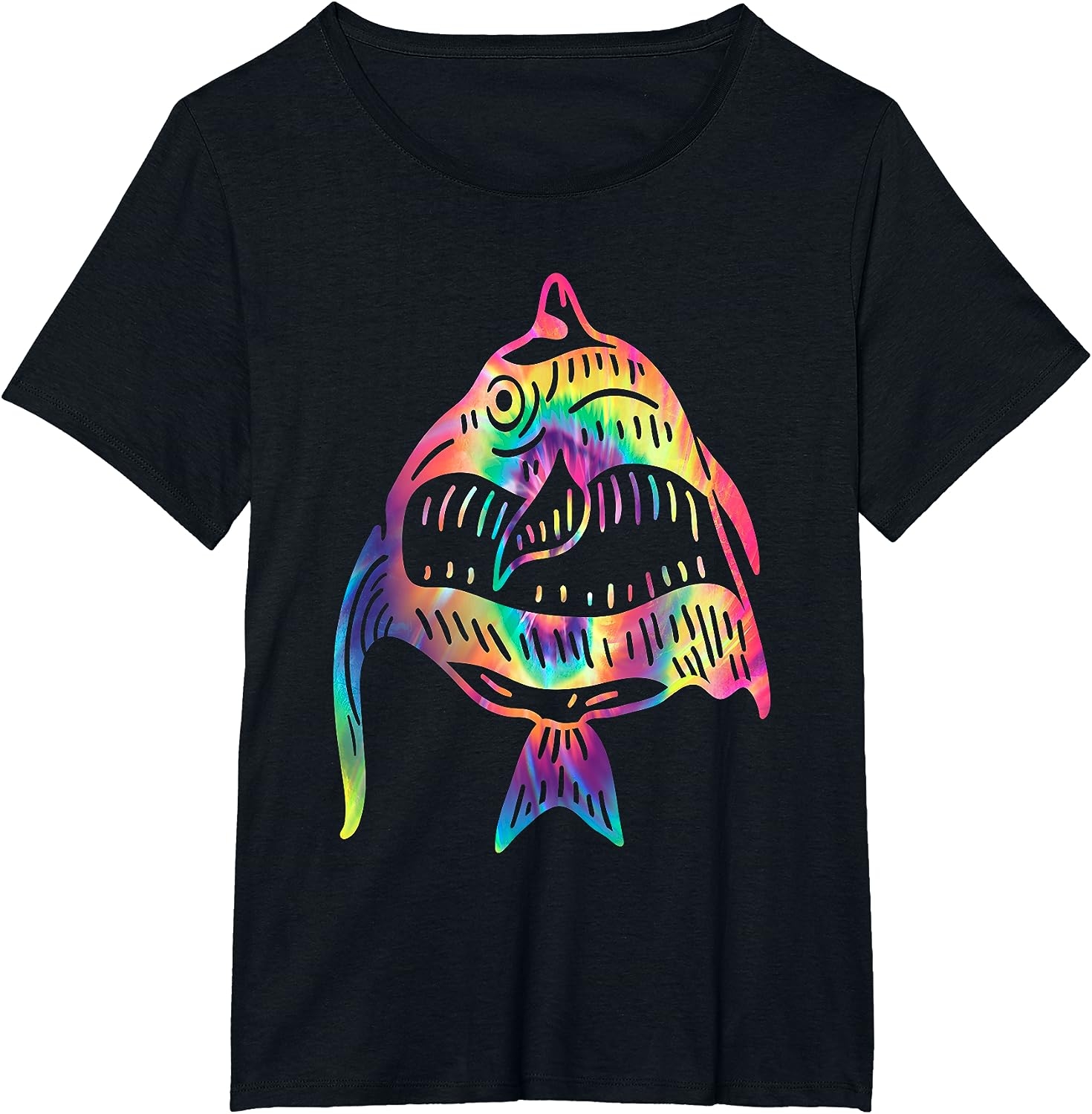 Funny Fish Sunglasses Art Hawaiian Aloha Beach Hawaii Women T-Shirt - Image 30