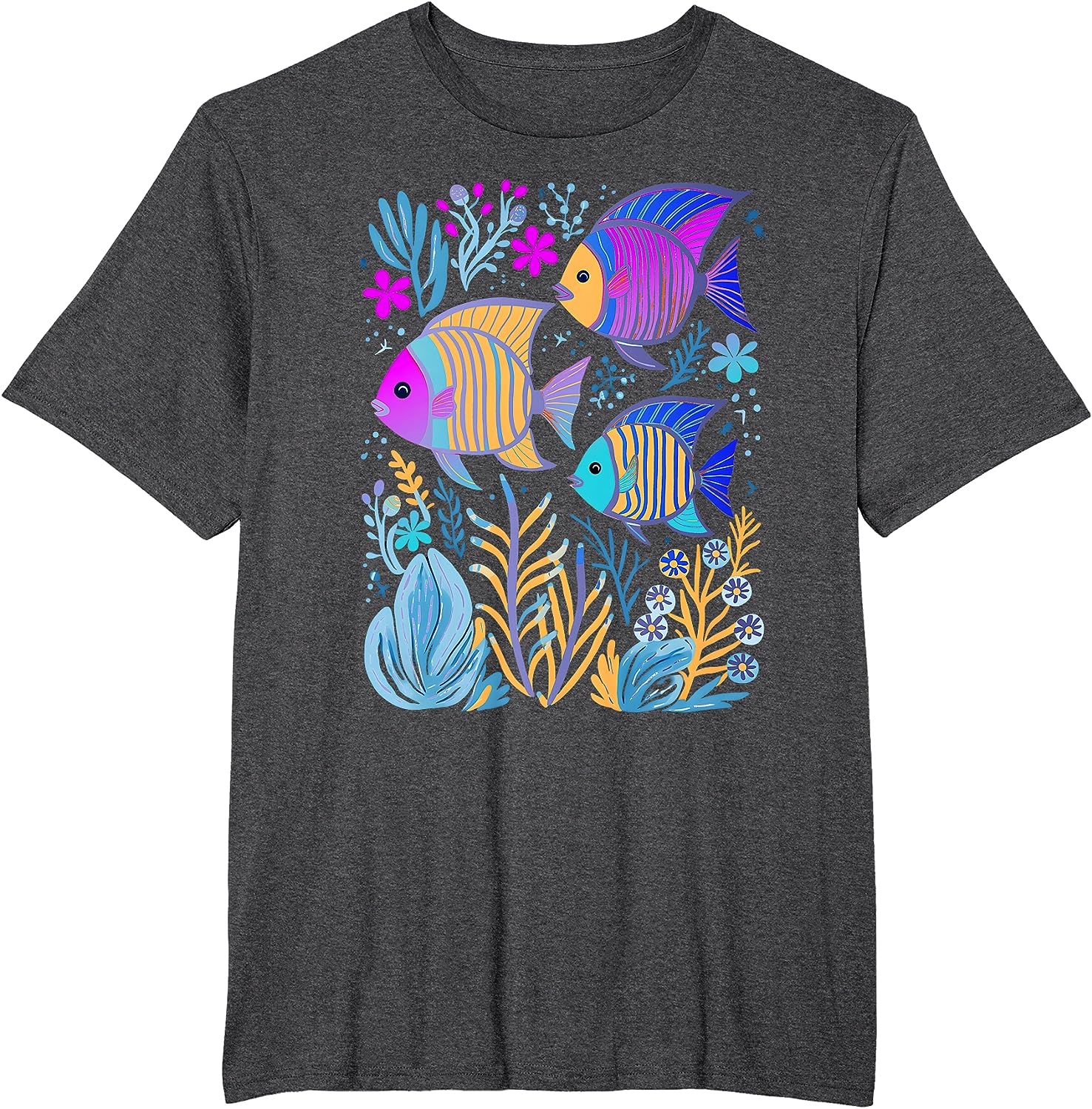 Fish Life Oceanography Tropical Snorkeling Island Sea Diving T-Shirt - Image 31