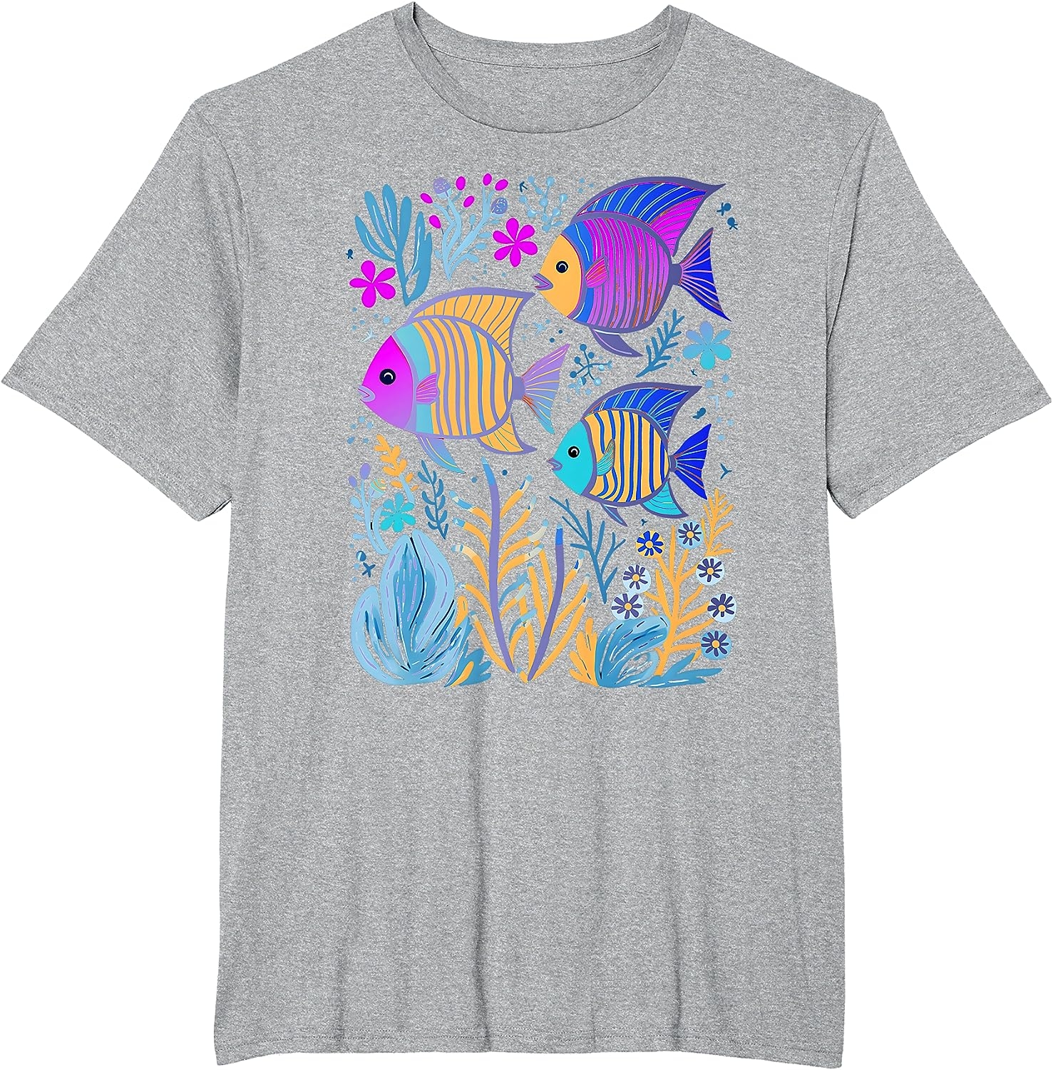 Fish Life Oceanography Tropical Snorkeling Island Sea Diving T-Shirt - Image 22