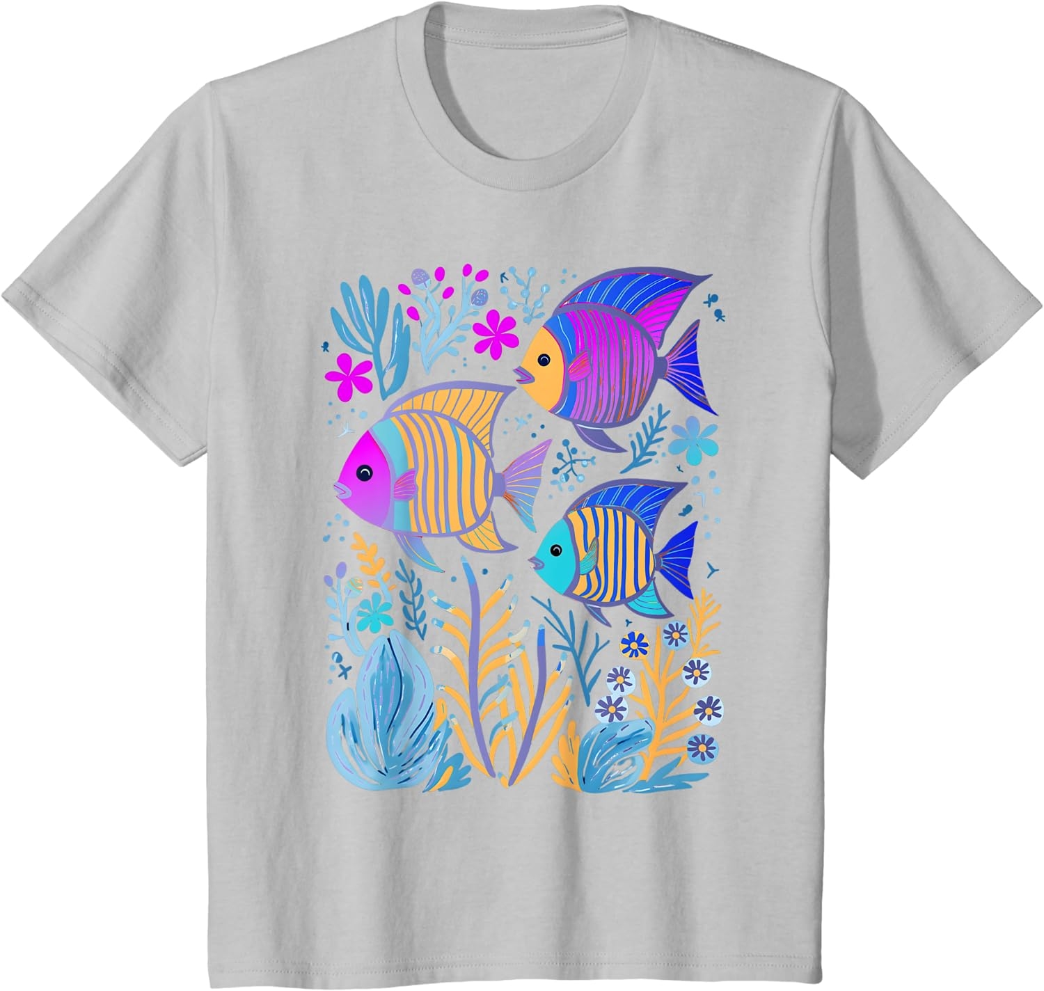 Fish Life Oceanography Tropical Snorkeling Island Sea Diving T-Shirt - Image 14