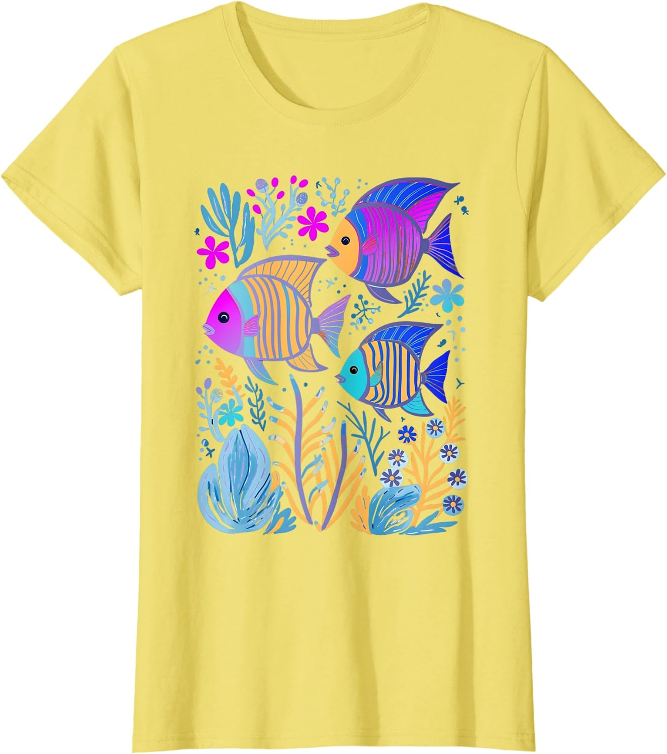 Fish Life Oceanography Tropical Snorkeling Island Sea Diving T-Shirt - Image 26