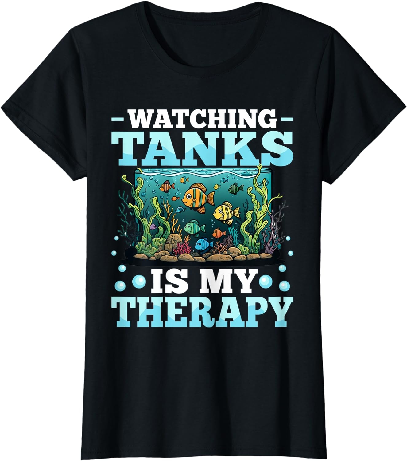 Aquarium Aquarist FishKeeper Reefers Keeper Tank Cleaning T-Shirt - Image 15