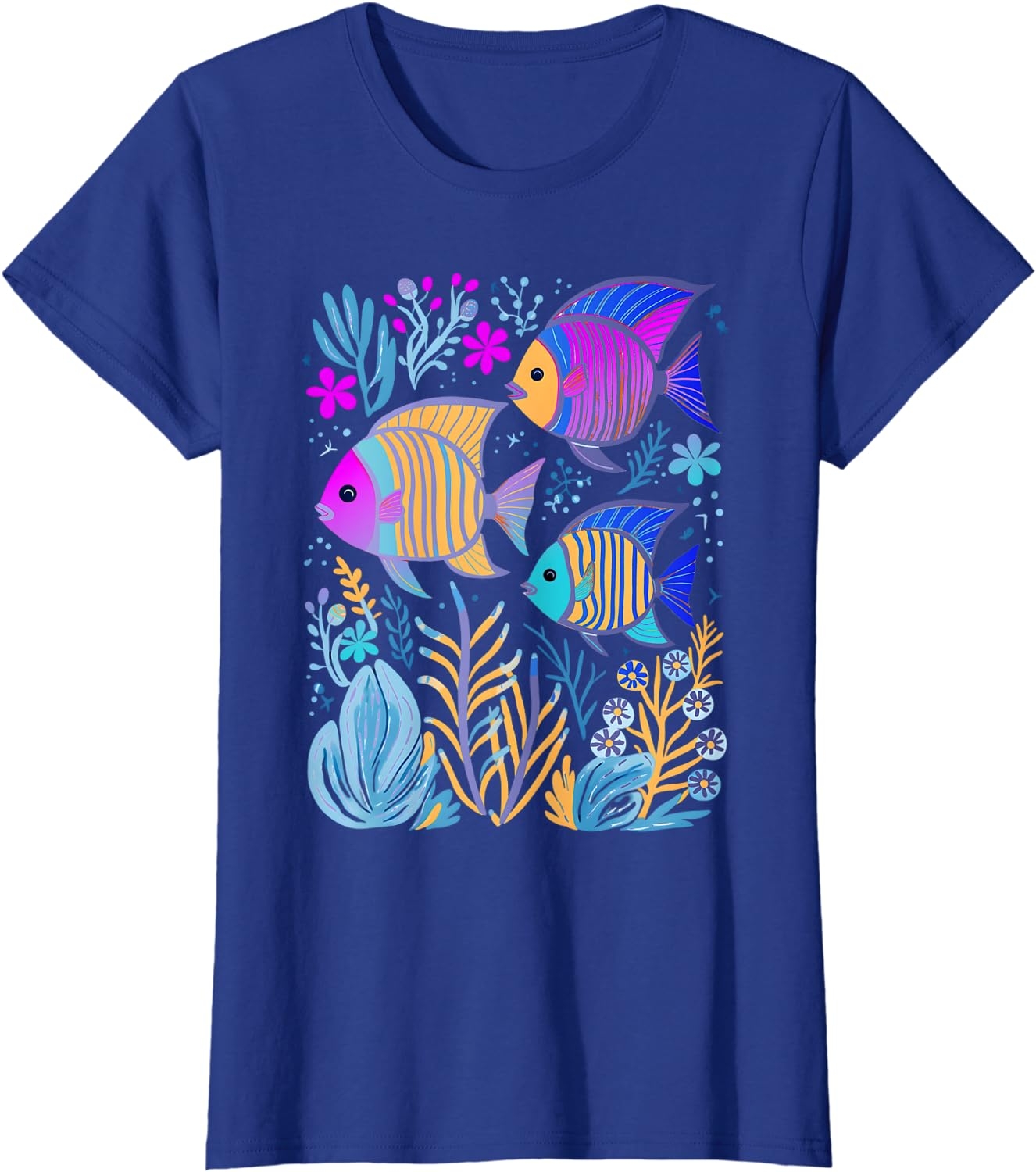 Fish Life Oceanography Tropical Snorkeling Island Sea Diving T-Shirt - Image 17