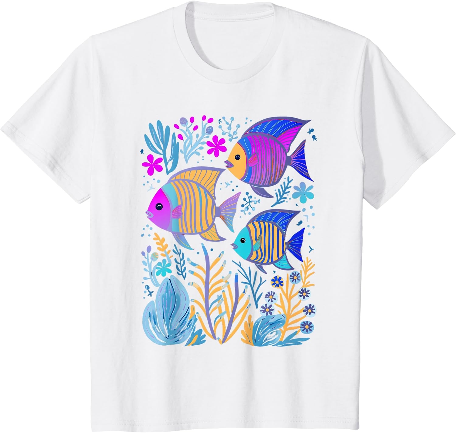Fish Life Oceanography Tropical Snorkeling Island Sea Diving T-Shirt - Image 20