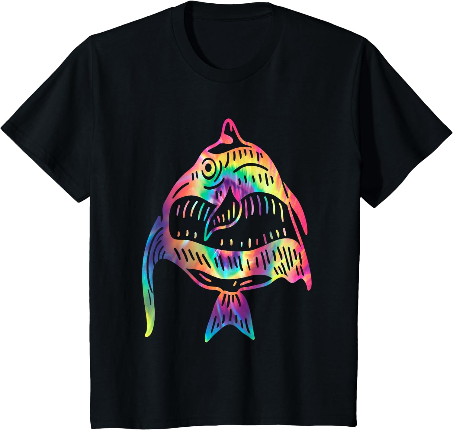 Funny Fish Sunglasses Art Hawaiian Aloha Beach Hawaii Women T-Shirt - Image 14