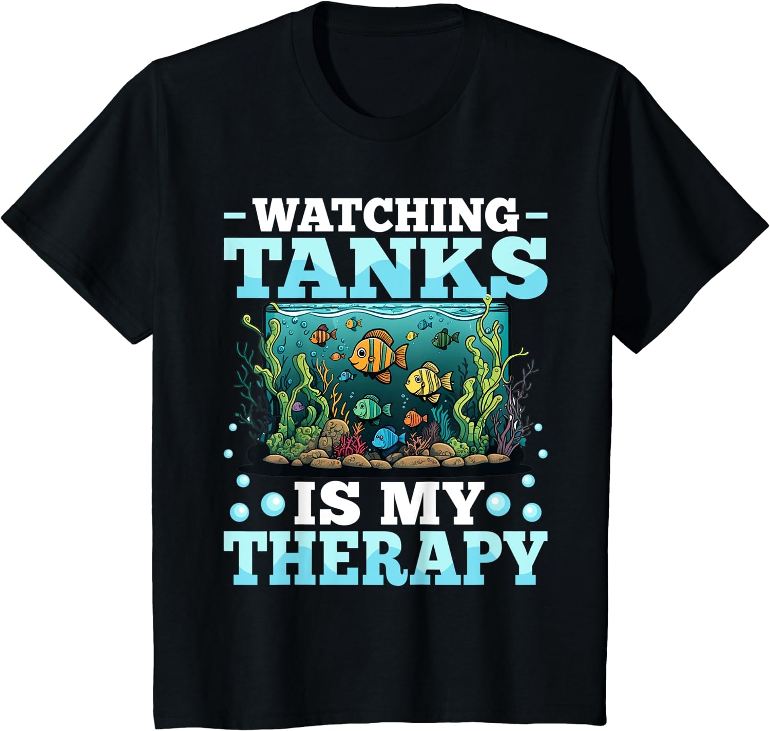 Aquarium Aquarist FishKeeper Reefers Keeper Tank Cleaning T-Shirt - Image 10