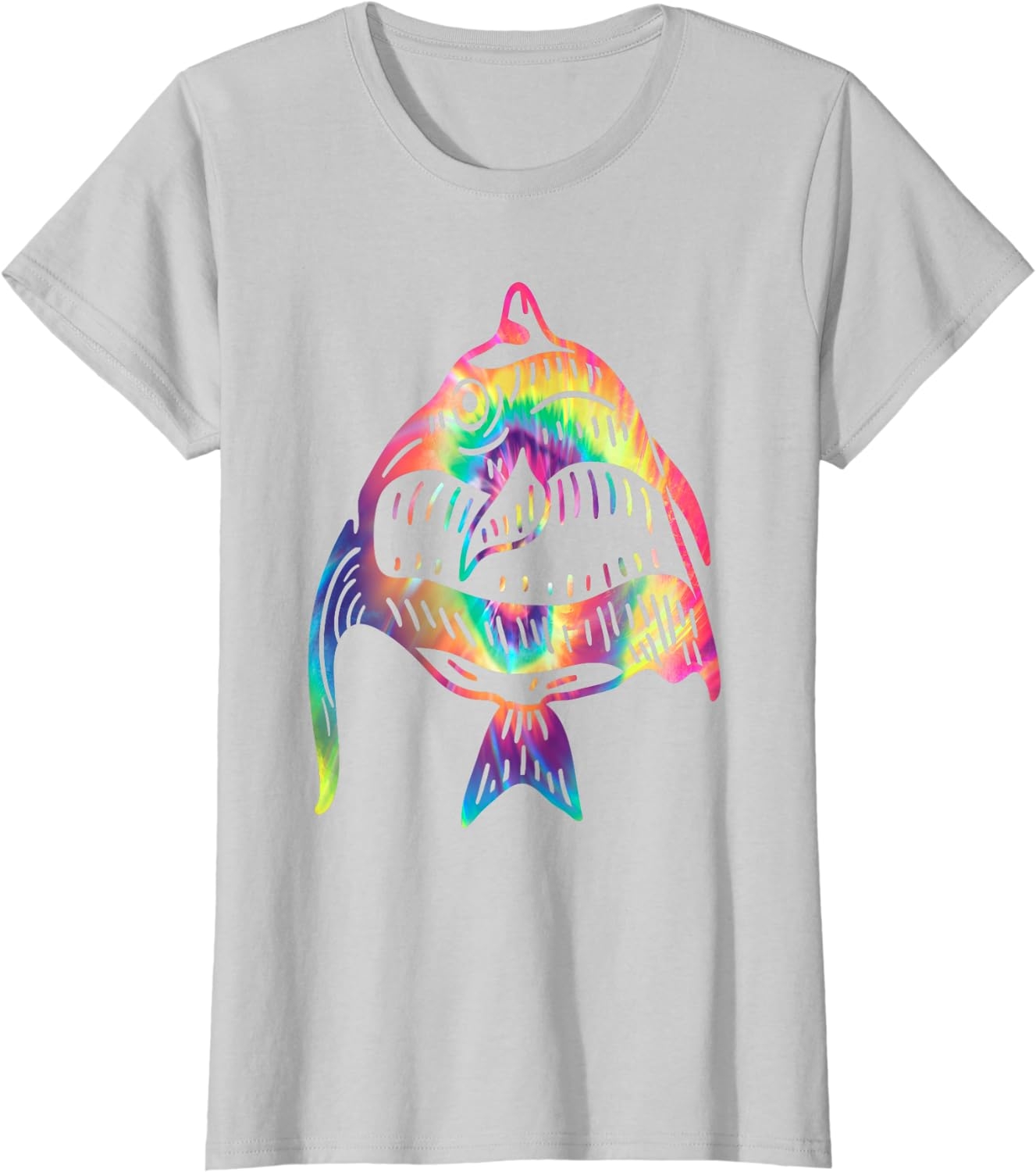 Funny Fish Sunglasses Art Hawaiian Aloha Beach Hawaii Women T-Shirt - Image 9