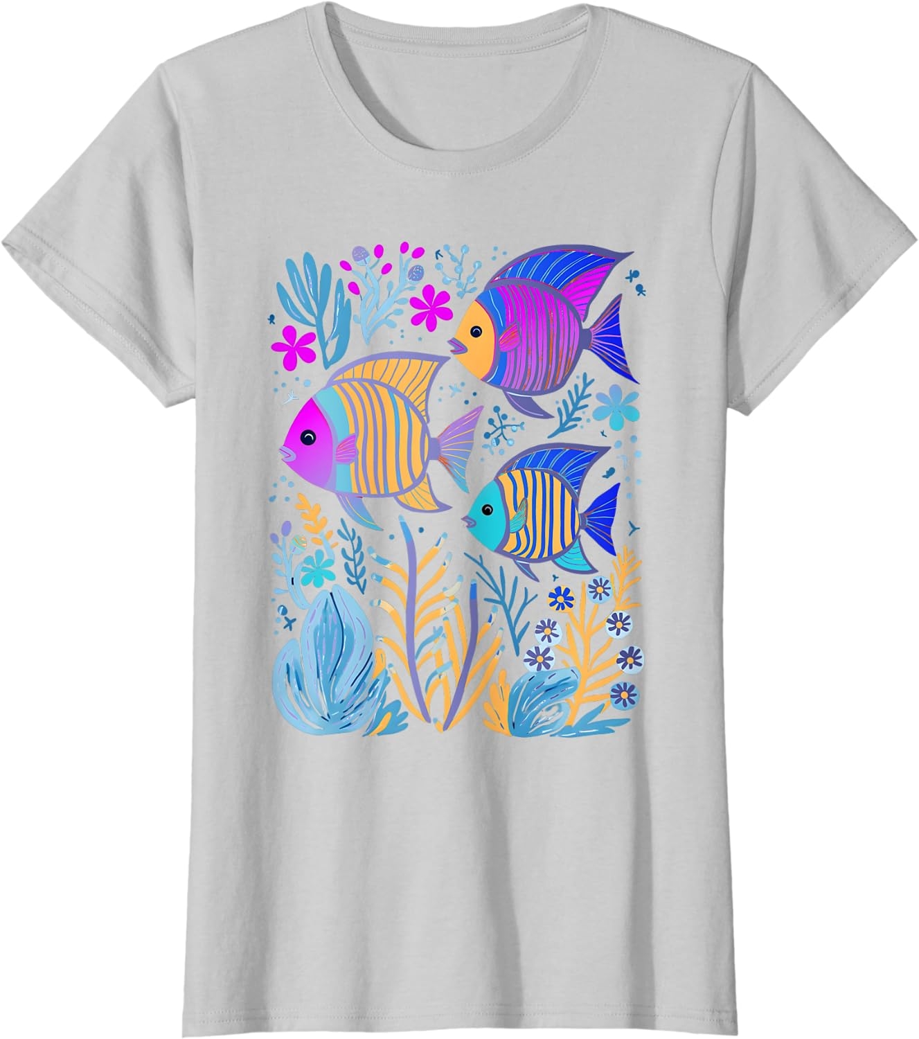 Fish Life Oceanography Tropical Snorkeling Island Sea Diving T-Shirt - Image 10
