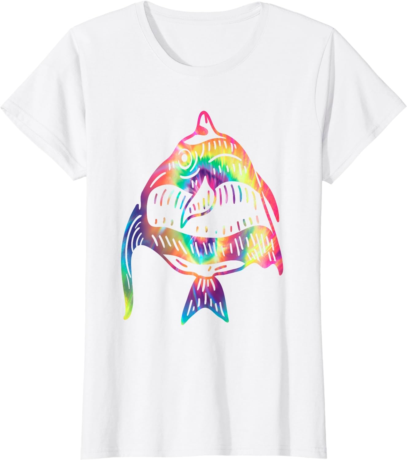 Funny Fish Sunglasses Art Hawaiian Aloha Beach Hawaii Women T-Shirt - Image 8