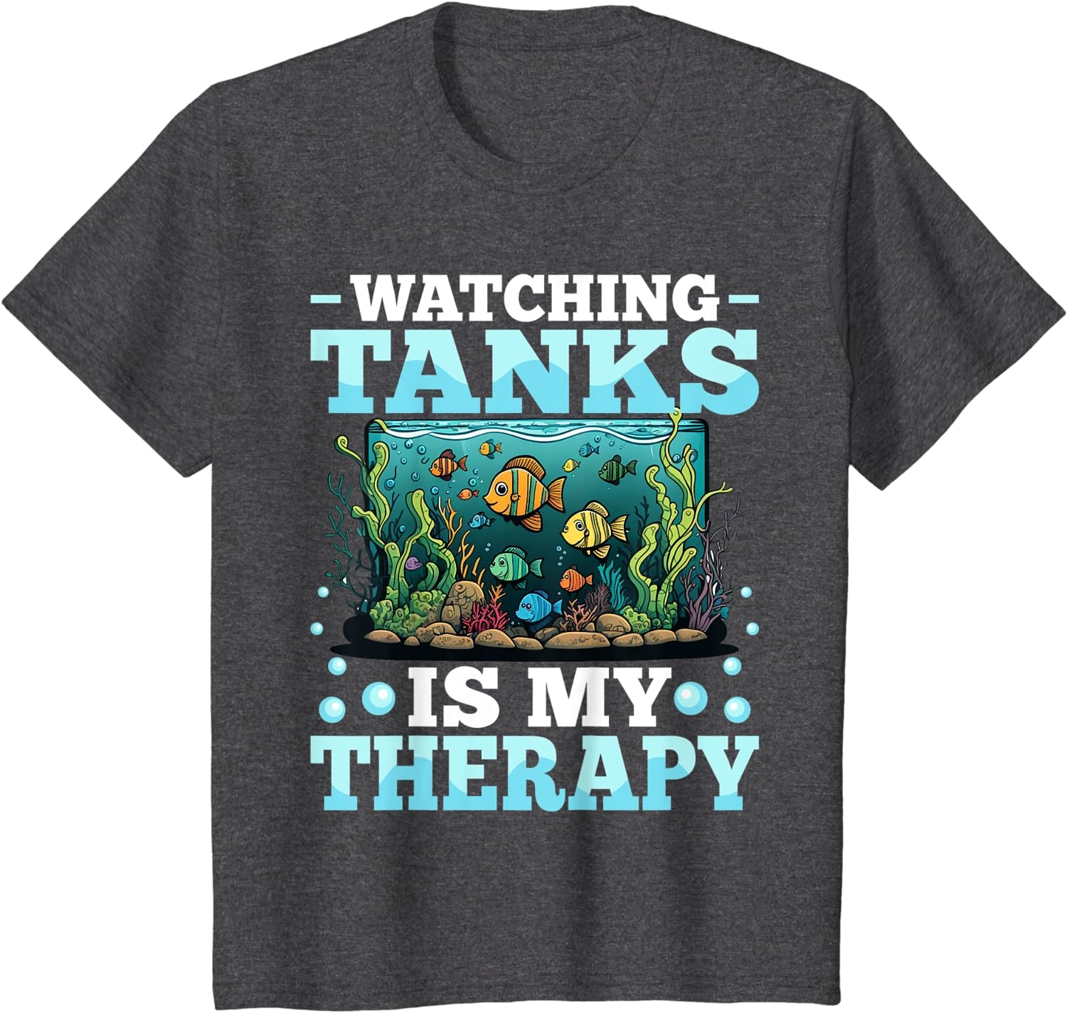 Aquarium Aquarist FishKeeper Reefers Keeper Tank Cleaning T-Shirt - Image 9