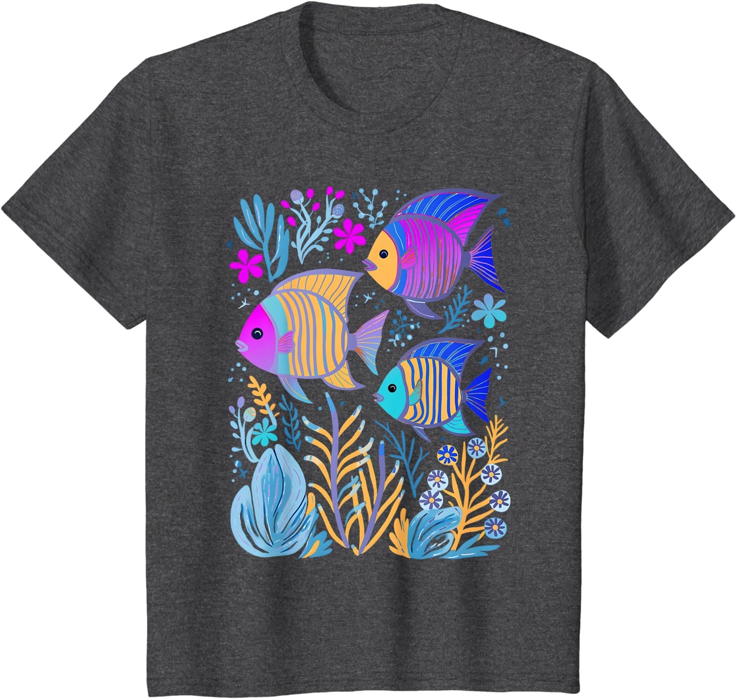 Fish Life Oceanography Tropical Snorkeling Island Sea Diving T-Shirt - Image 11