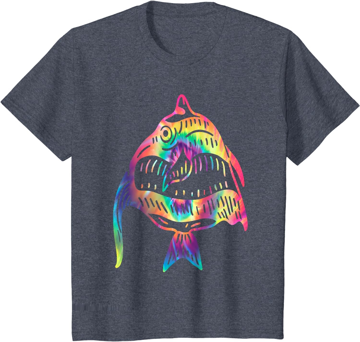 Funny Fish Sunglasses Art Hawaiian Aloha Beach Hawaii Women T-Shirt - Image 37