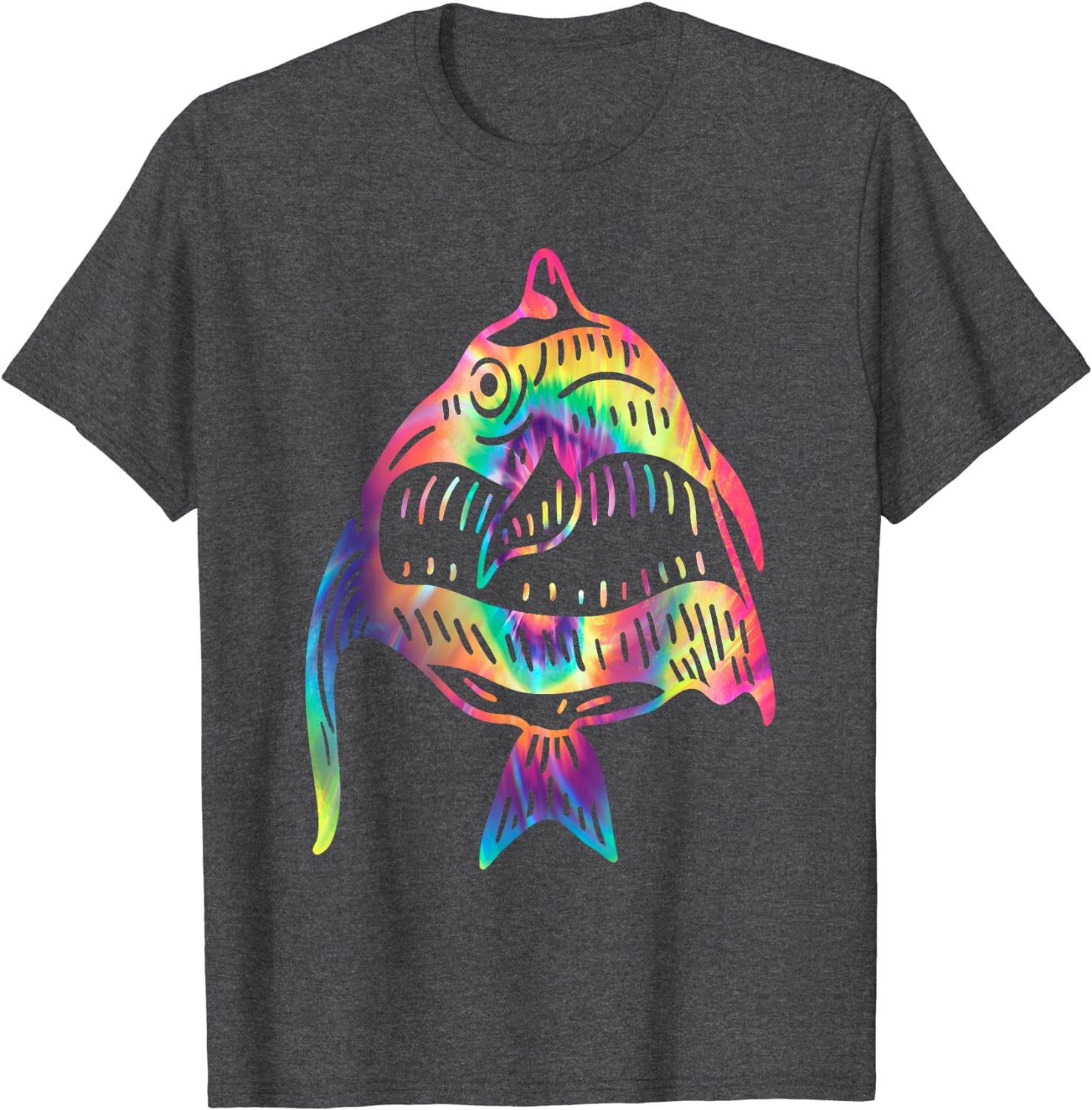 Funny Fish Sunglasses Art Hawaiian Aloha Beach Hawaii Women T-Shirt - Image 27