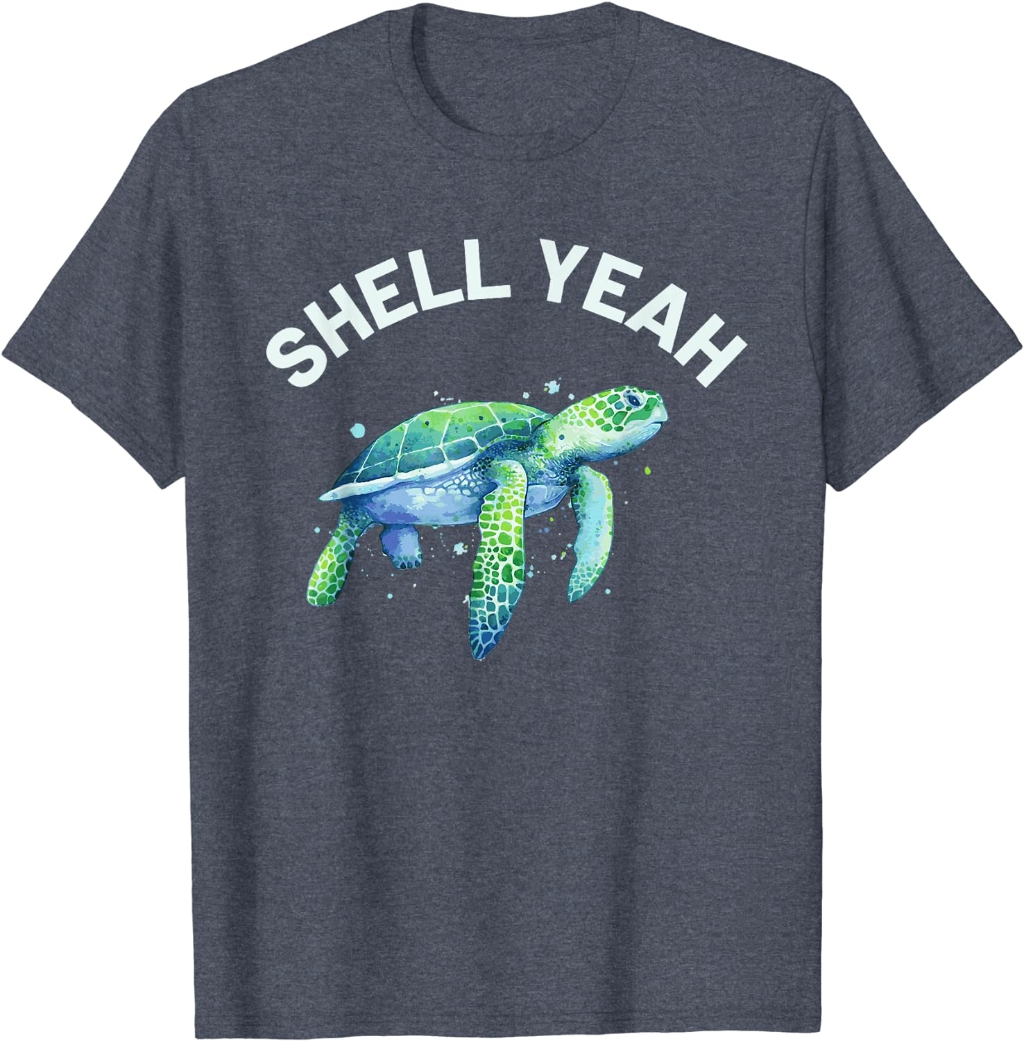 Shell Yeah - Cute Tortoise & Sea Turtle Lover T-Shirt - Image 3