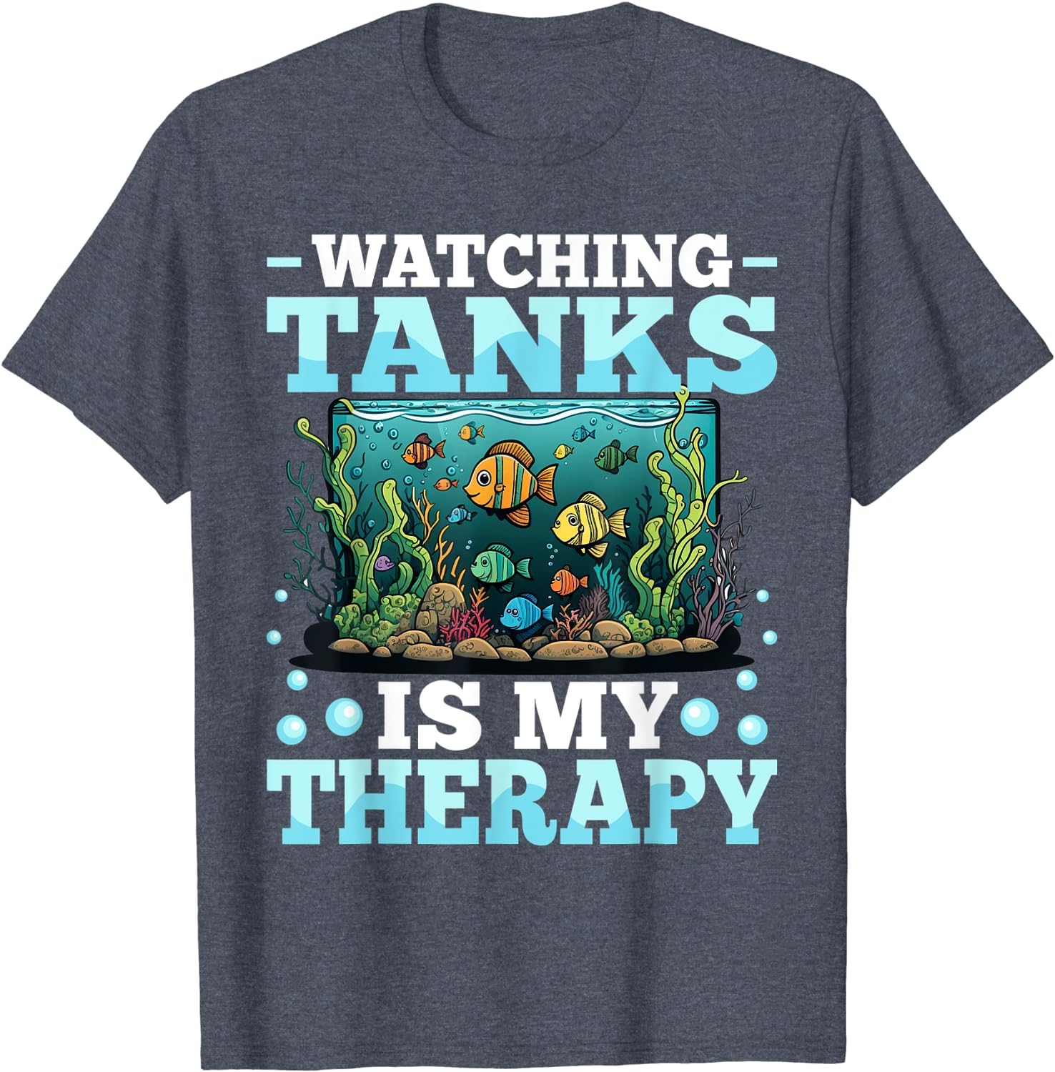 Aquarium Aquarist FishKeeper Reefers Keeper Tank Cleaning T-Shirt - Image 4