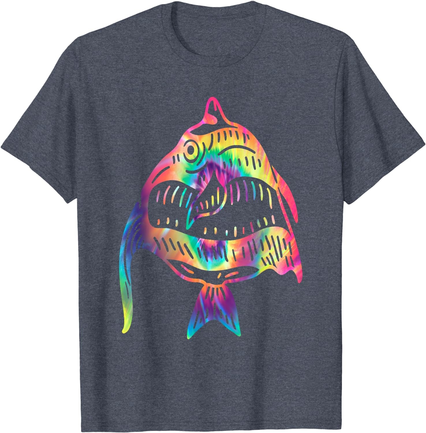 Funny Fish Sunglasses Art Hawaiian Aloha Beach Hawaii Women T-Shirt - Image 3