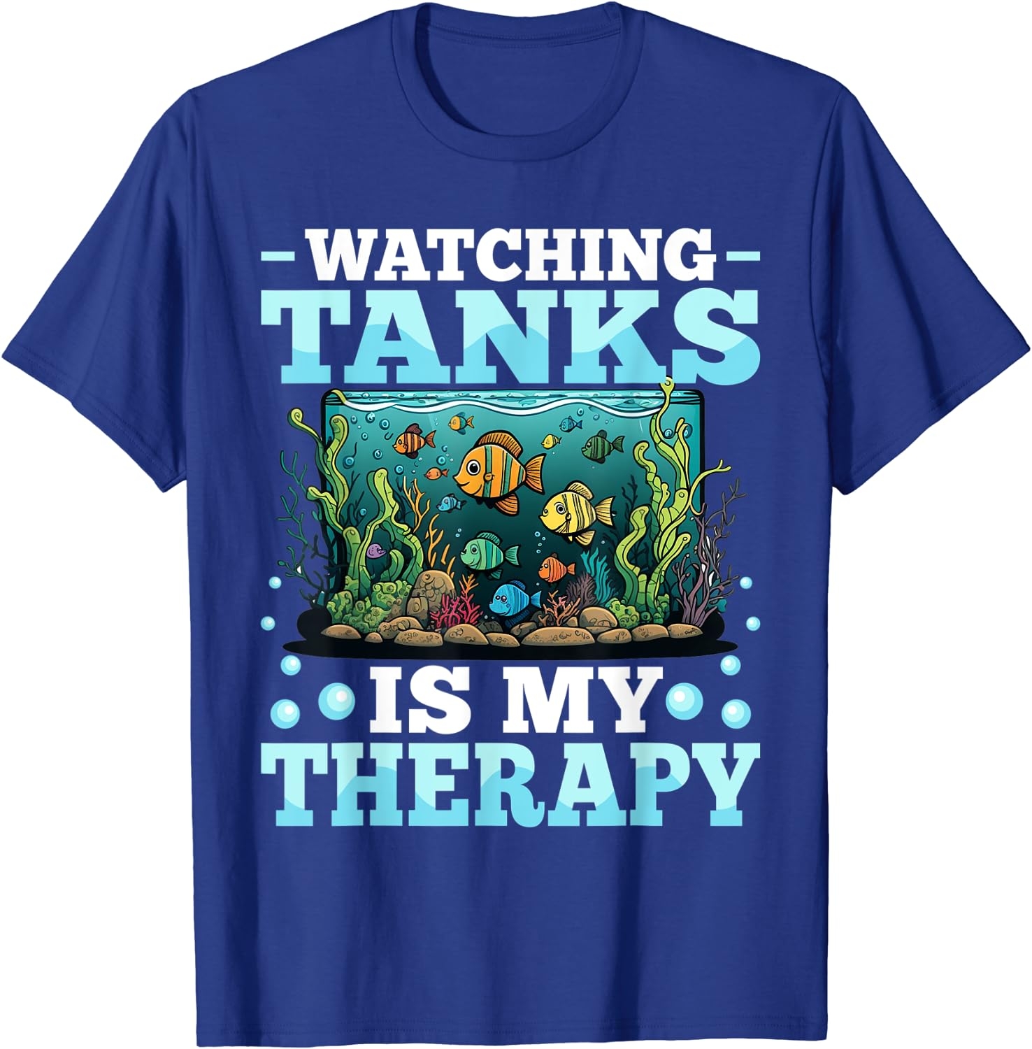 Aquarium Aquarist FishKeeper Reefers Keeper Tank Cleaning T-Shirt - Image 3