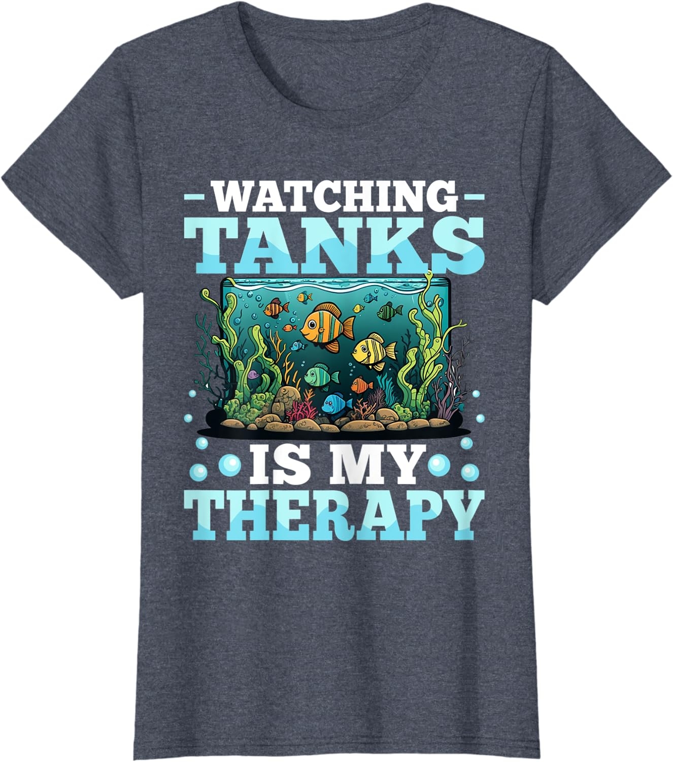 Aquarium Aquarist FishKeeper Reefers Keeper Tank Cleaning T-Shirt - Image 6