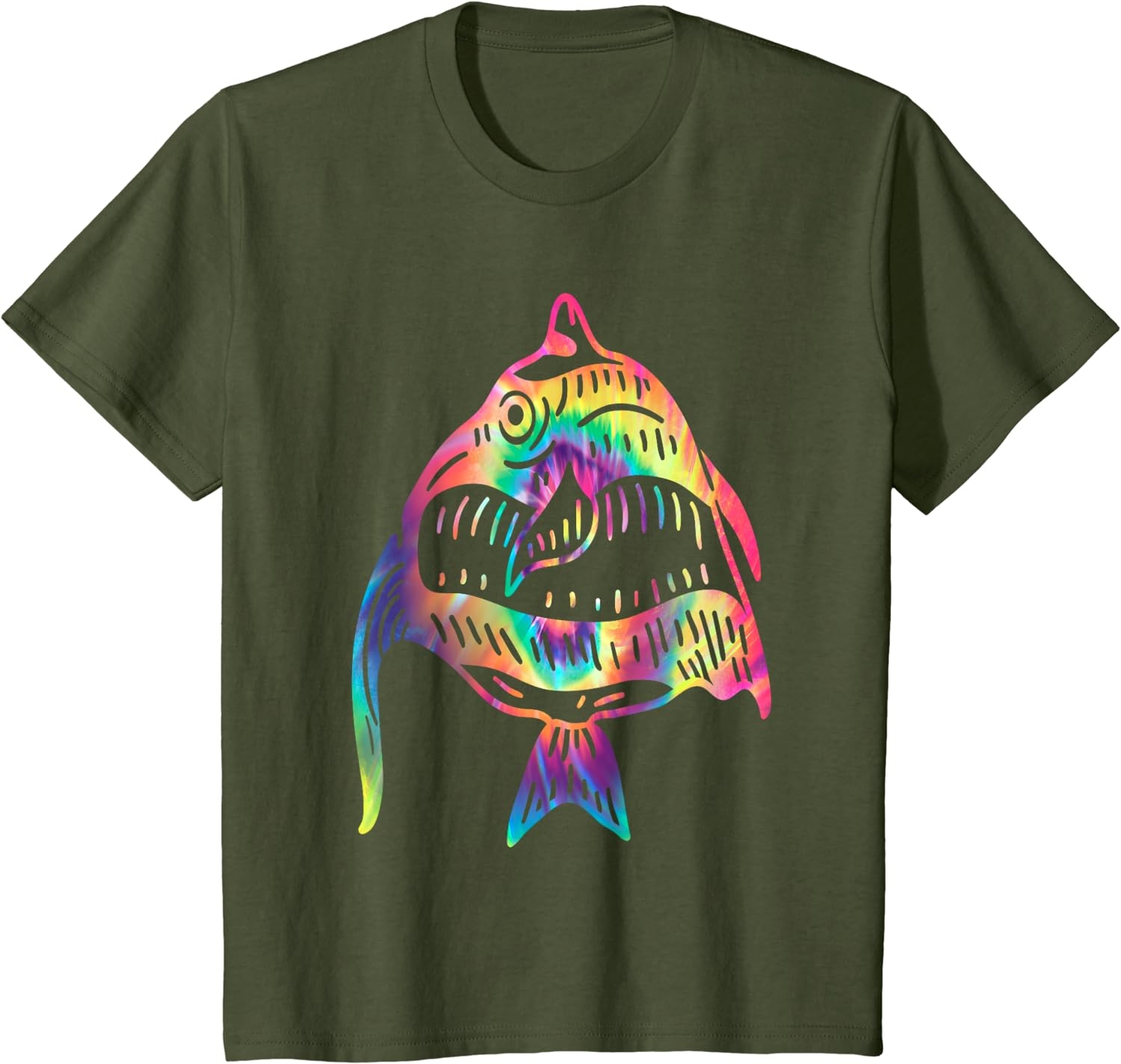 Funny Fish Sunglasses Art Hawaiian Aloha Beach Hawaii Women T-Shirt - Image 31
