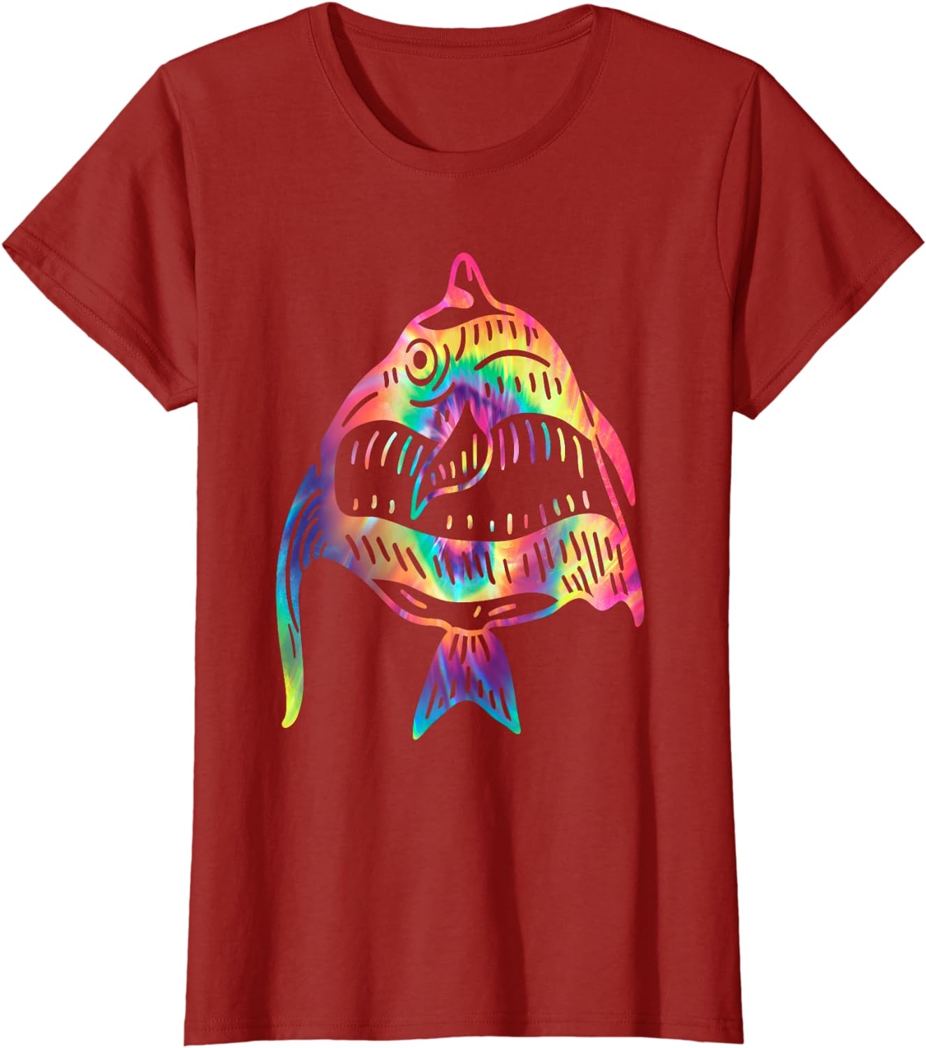 Funny Fish Sunglasses Art Hawaiian Aloha Beach Hawaii Women T-Shirt - Image 22