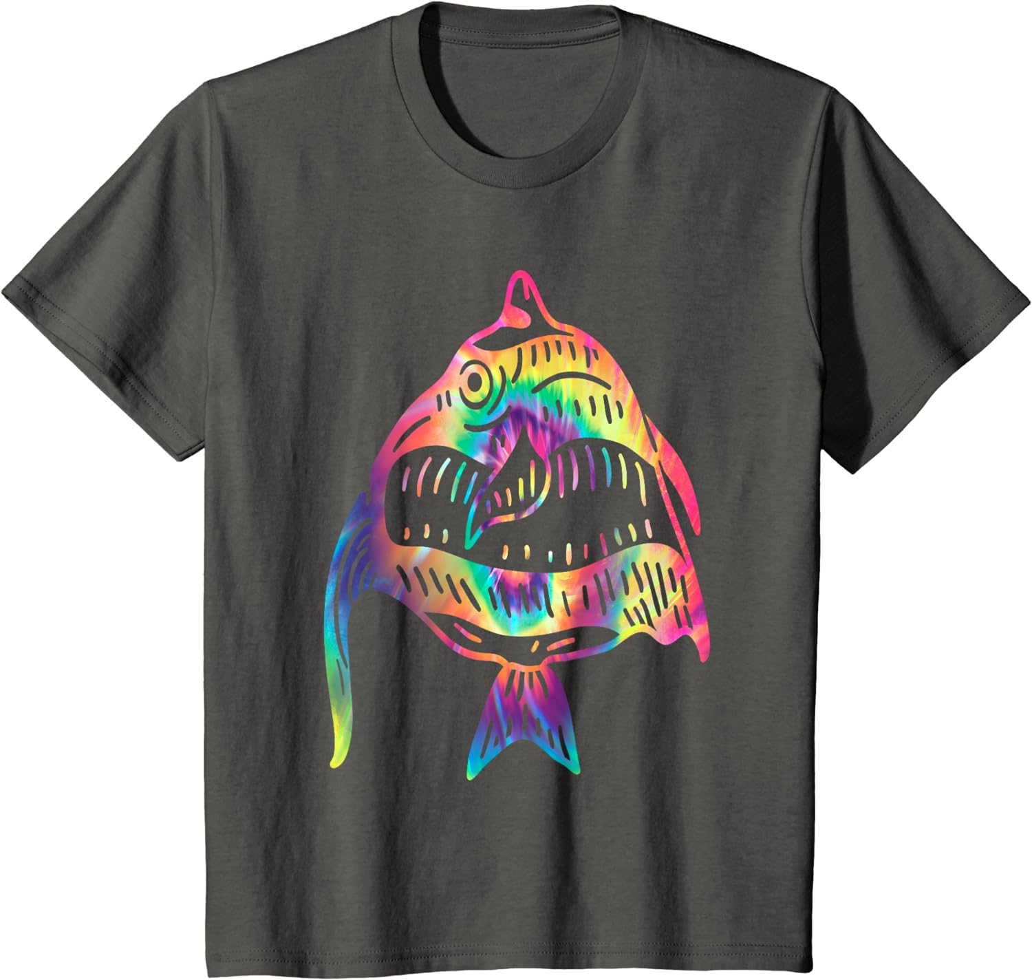 Funny Fish Sunglasses Art Hawaiian Aloha Beach Hawaii Women T-Shirt - Image 32