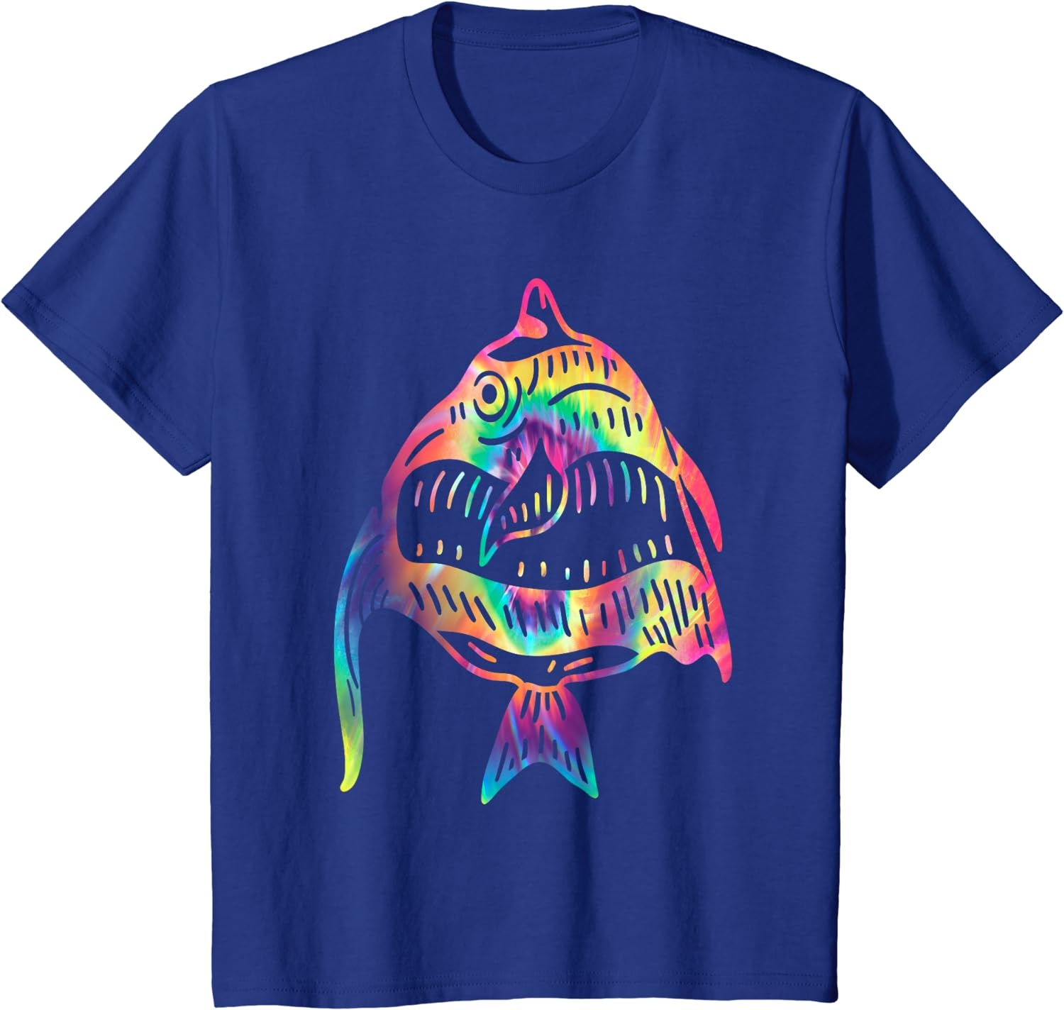 Funny Fish Sunglasses Art Hawaiian Aloha Beach Hawaii Women T-Shirt - Image 4
