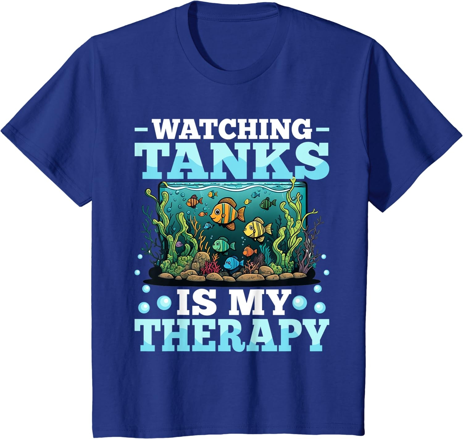 Aquarium Aquarist FishKeeper Reefers Keeper Tank Cleaning T-Shirt - Image 5