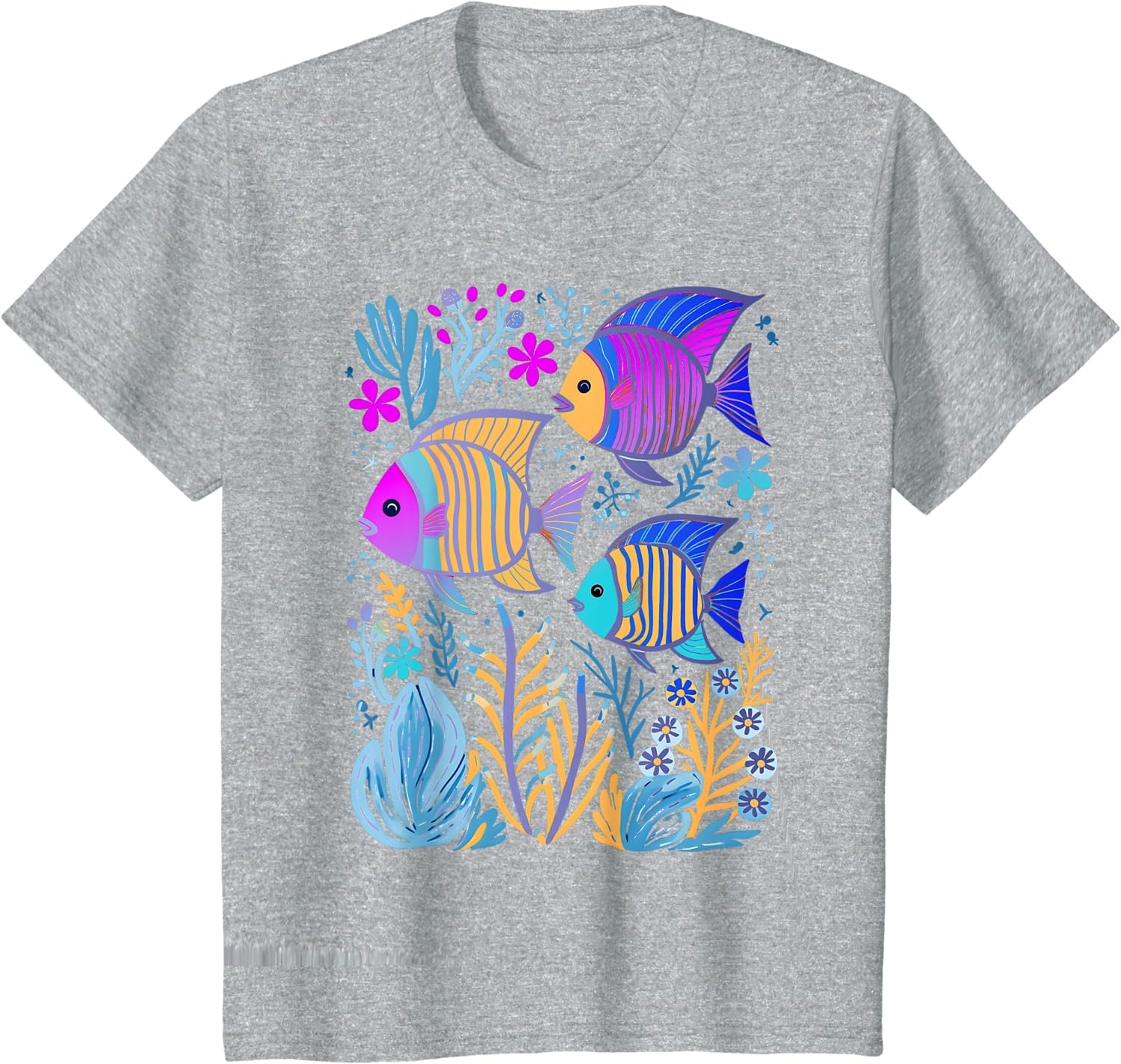 Fish Life Oceanography Tropical Snorkeling Island Sea Diving T-Shirt - Image 33